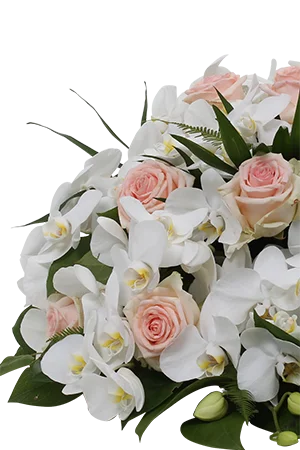 Rouwwerk met Phalaenopsis